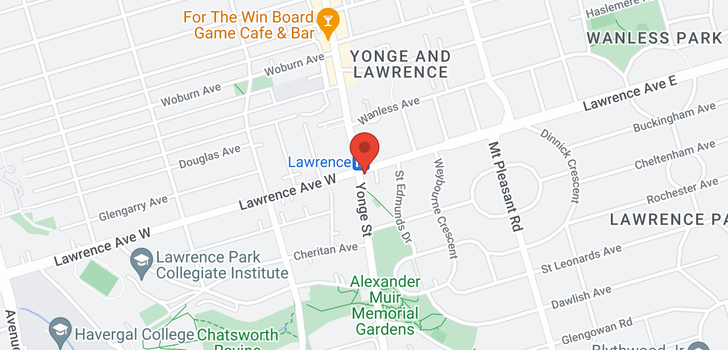 map of #6 -1947 LAWRENCE AVE W